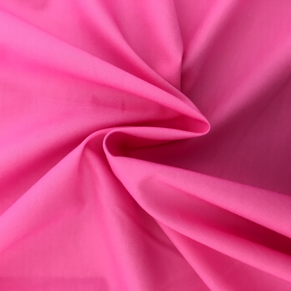 100% Cotton Poplin - SUGAR PINK